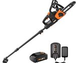Worx WG323 20V Power Share 10&quot; Cordless Pole/Chain Saw with Auto-Tension... - £208.66 GBP