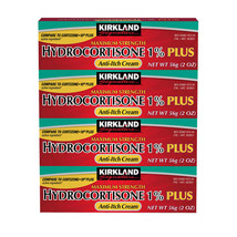 Kirkland Signature Maximum Strength HYDROCORTISONE 1% Plus 8oz, Anti-Itch Cream - £11.59 GBP