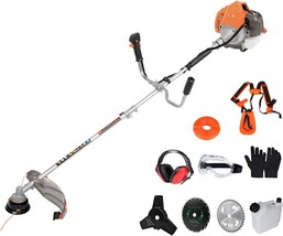 Extreme Duty 2-Cycle Gas Brush Cutter And Dual Line Trimmer, String, 42.7Cc. - £224.13 GBP