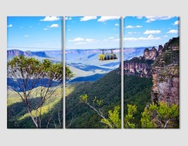 Skyrail Rainforest Cableway in Australia Blue Mountains Canvas Print Nature Deco - £39.16 GBP