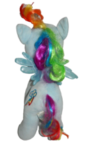 My Little Pony 2018 Build A Bear Rainbow Dash 15&quot; Plush Stuffed Animal Blue G4 - £11.98 GBP