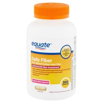 Equate Daily Fiber Multi-Benefit Supplement Capsules, 300 Count..+ - £23.73 GBP