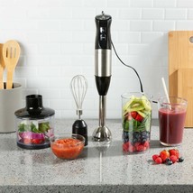 Immersion Blender 6 Speed Food Processor Cup Mixer Whisk 4 in 1 Appliance - £41.42 GBP