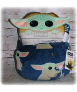 Disney STAR WARS Mandalorian Baby Grogu Throw Blanket, Plushie Lovey, Pi... - £11.93 GBP