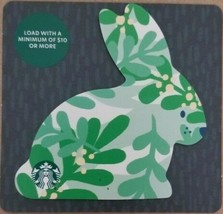 Starbucks 2021 Green Easter Bunny Collectible Gift Card New No Value - £1.58 GBP