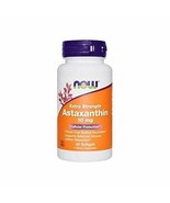 NOW Supplements, Astaxanthin 10mg, Extra Strength,derived from Non-GMO H... - $31.19