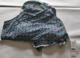 Tommy Bahama Mare Navy  Breezy Palm Rev Hi Neck Size M/M - $10.46