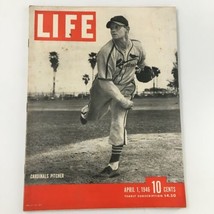 VTG Life Magazine April 1 1946 Cardinals Pitcher Charles Barrett Feature - £10.42 GBP