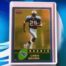 2003 Topps Football Chris Brown Tennessee Titans Rookie Card #357 - £1.33 GBP