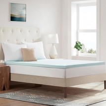 Twin Mattress Topper 2 Inch Gel Infused Memory Foam Cooling Pad Certipur... - $43.98
