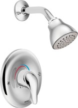 Moen Chateau Chrome Single Handle Posi-Temp Shower Faucet, Valve Included, L2352 - $152.98