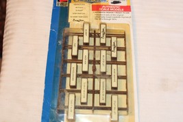 HO Scale Life-Like Package of 24 Burma Shave Road Signs #1633 BNOS - $30.00
