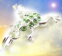 FREE W $49 77X EXTRAORDINARY LUCK FROG CHARM MAGICK SCHOLARS CASSIA4 image 2