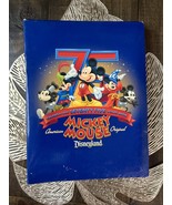 VINTAGE Disneyland Photo Album CELEBRATING 75 YEARS WITH MICKEY MOUSE 20... - $677.46 MXN
