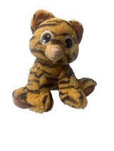 Build A Bear Sitting Tiger Cub Plush Stuffed Animal Stripes Wild Cat 12&quot;... - $15.00
