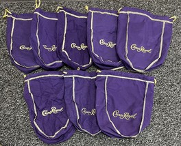 Crown Royal 9” 750ml Purple Drawstring Bags ~ Lot of 8 - $19.34