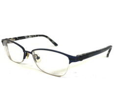 Ted Baker Eyeglasses Frames B232 NAV Blue Gray Marble Cat Eye Full Rim 49-15-130 - £14.59 GBP