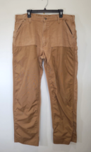 Carhartt Double Knee Pants Men 40 X 34 Canvas Distressed Dungaree Fit Br... - $56.95