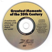 Greatest Moments of the 20th Century (PC-CD, 1995) for Windows -NEW CD in SLEEVE - £3.17 GBP
