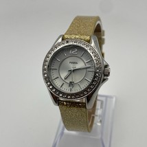 Fossil ES-2878 Silver Stainless Steel with Crystal Bezel Women Watch - $37.56 CAD