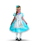 Alice IN Wonderland Movie Girl Costume Deluxe Girls Size S 4 to 6X plus ... - £19.95 GBP