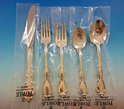 Fontana by Towle Sterling Silver Flatware Set for 8 Service 40 Pieces New - £2,096.21 GBP