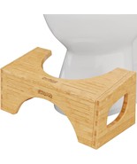 Bamboo Flip, 7&quot; And 9&quot; Height, Brown, Squatty Potty The Original Toilet ... - £35.26 GBP