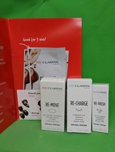 Clarins myclarins Skin Essential 6 Piece Travel  Set Re Move Re Charge  ... - $28.51