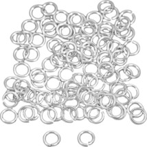 100 Sterling Silver Open Jump Rings Jewelry Parts 3mm - £8.52 GBP
