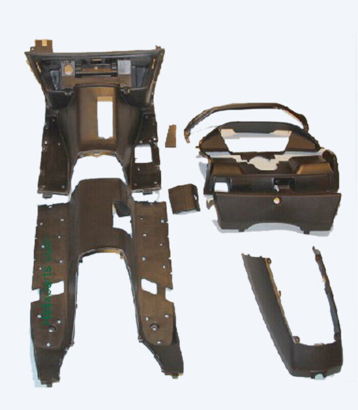 Honda Helix CN250  inner trim and IP set unpainted black ready to install - $197.01