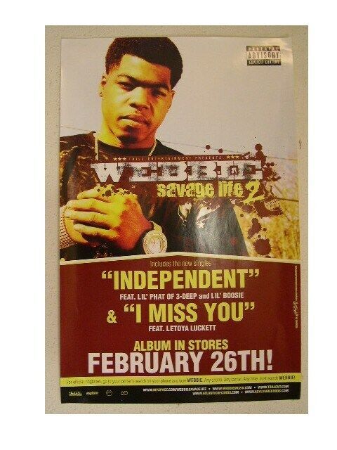 Webbie Poster Savage Life 2 Promo - $13.54