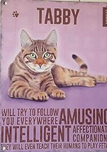 Tabby Cat Fridge Magnet - Charming, Affectionate, Likely to rule the house... - £3.13 GBP