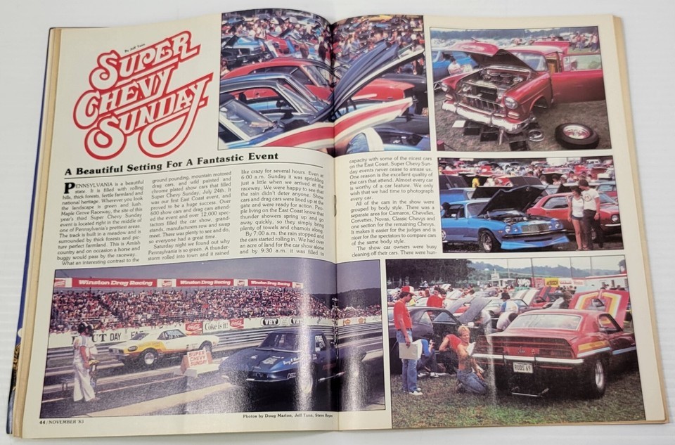 PV) Super Chevy Magazine November 1983 Volume 11, Issue 11 Camaro Corvette Item image 12