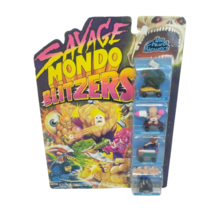 VINTAGE 1991 SAVAGE MONDO BLITZERS THE CHUNK BLOWERS MOC 4 PACK TOY NOS - £29.61 GBP