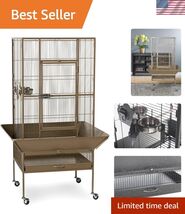 Park Plaza Bird Cage, Coco Brown,Large - $397.08