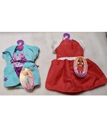 My Life As 18" Combo Flower &amp; Dot Swimsuit Coverup Red Dot Dress with Sh... - $9.99