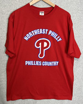 Northeast Philly Phillies Country Red T-shirt Mens Size XL - £11.98 GBP