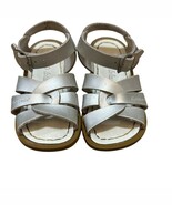 hoyway salt water sandals silver baby toddler size 6 unisex - $27.06 CAD