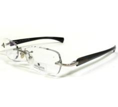 Gold &amp; Wood Eyeglasses Frames R22 18 CM35 Genuine Horn Rimless 50-18-130 - £896.37 GBP