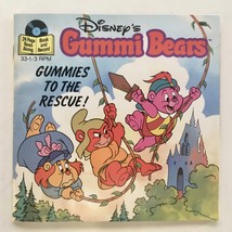 Gummi Bears: Gummies to the Rescue! 7&#39; Vinyl Record/24 Page Book - £67.63 GBP