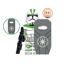 Star Wars 442nd Battalion Clone trooper with Shield Minifigure Bricks Toys - £2.78 GBP