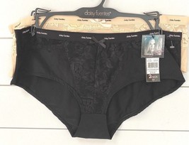 Daisy Fuentes Lacey Full Figure Hipster Panties 2X - £12.75 GBP