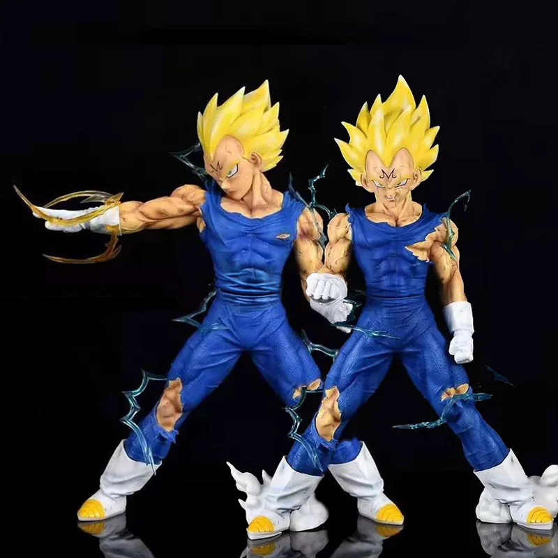 45cm Anime Vegeta Dragon Ball Figures GK Super Majin Vegeta Action Figur... - £76.45 GBP+