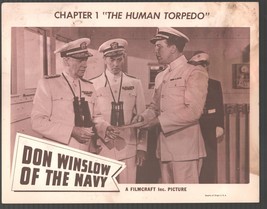 Don Winslow Of The Navy 11&quot;x14&quot; Lobby Card Samuel S. Hinds Herbert Rawlinson - £26.82 GBP