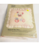 Something Special patchwork Bear Pillow Candlewicking 80171 Candamar 198... - £27.98 GBP