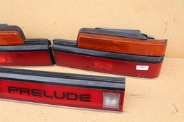 1985 HOnda Prelude Taillight Tail Light Lamps W/ Center Panel Set L&R Heckblende image 7