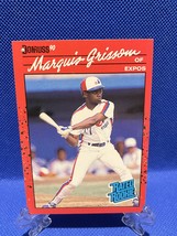 Marquis Grissom 1990 Rookie Donruss Baseball Card # 36 - £11.76 GBP
