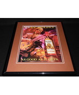 1996 Bacardi Spiced Rum Framed 11x14 ORIGINAL Vintage Advertisement - $34.64