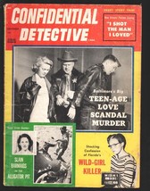 Confidential Detective 11/1957-&quot;Teenage Love scandal Murder-Exploitation-scan... - £39.54 GBP