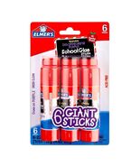 Elmer&#39;s Washable Disappearing Purple School Glue 6 Giant Sticks Pack - $20.63 CAD